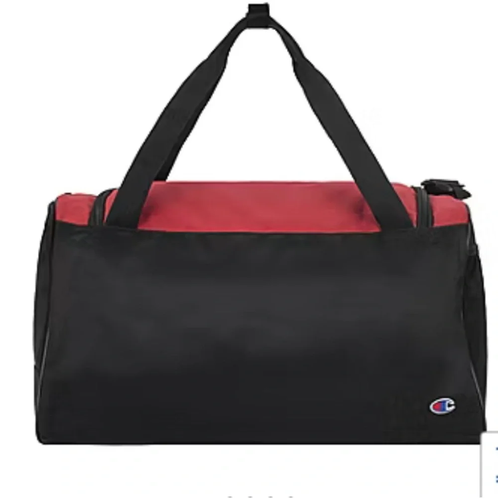 Next- Champion Red and Black Men's Duffel Bag